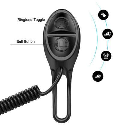 🔊 Sonnette Électrique USB Rechargeable pour Vélo – 4 Modes de Son – Guidon VTT, Route