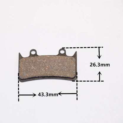 🛠️ Plaquette de Frein Hydraulique – 6 Pistons Haute Performance