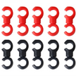🔧 Lot de 10/20 Clips en S pour Câbles de Frein ou Dérailleur – Support Pivotant Universel pour VTT / Vélo de Route
