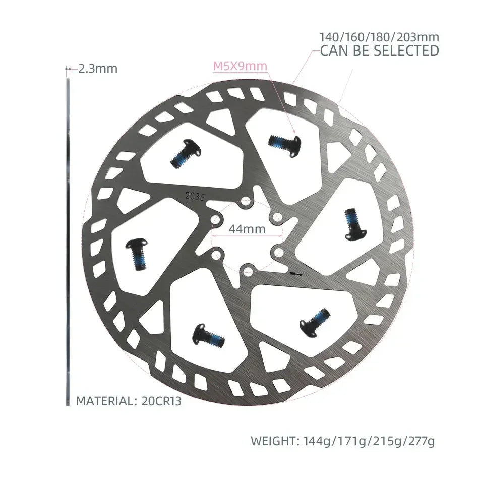 Disque de Frein Haute Performance NFOX – Pour Freinage Puissant & Fiable – 160 à 203 mm