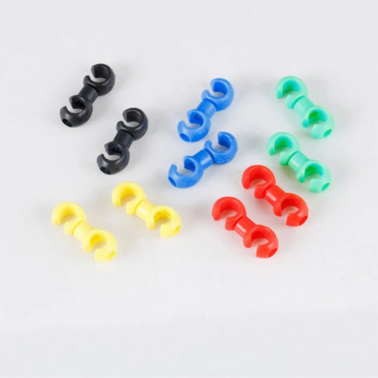 🔧 Lot de 10/20 Clips en S pour Câbles de Frein ou Dérailleur – Support Pivotant Universel pour VTT / Vélo de Route
