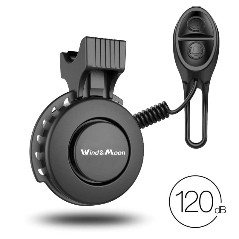 🔊 Sonnette Électrique USB Rechargeable pour Vélo – 4 Modes de Son – Guidon VTT, Route