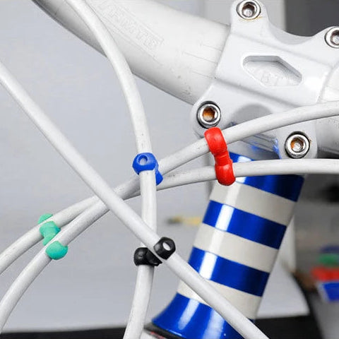 🔧 Lot de 10/20 Clips en S pour Câbles de Frein ou Dérailleur – Support Pivotant Universel pour VTT / Vélo de Route